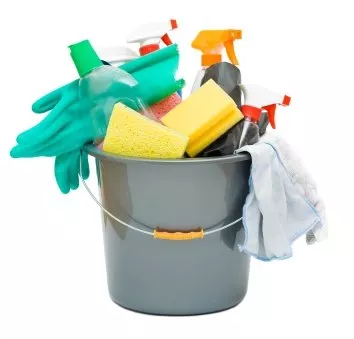 förvara och organisera ditt städmaterial och rengöringsprodukter